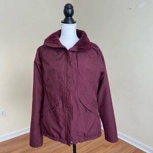 The North Face Women’s Jacket – Burgundy, Size Medium